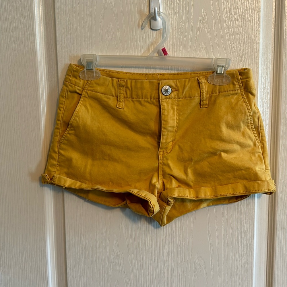 Mustard shorts